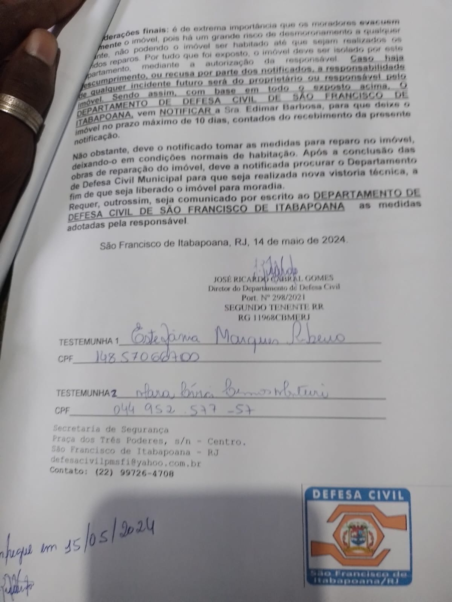 Família denuncia assistência insuficiente a idosos em São Francisco de Itabapoana