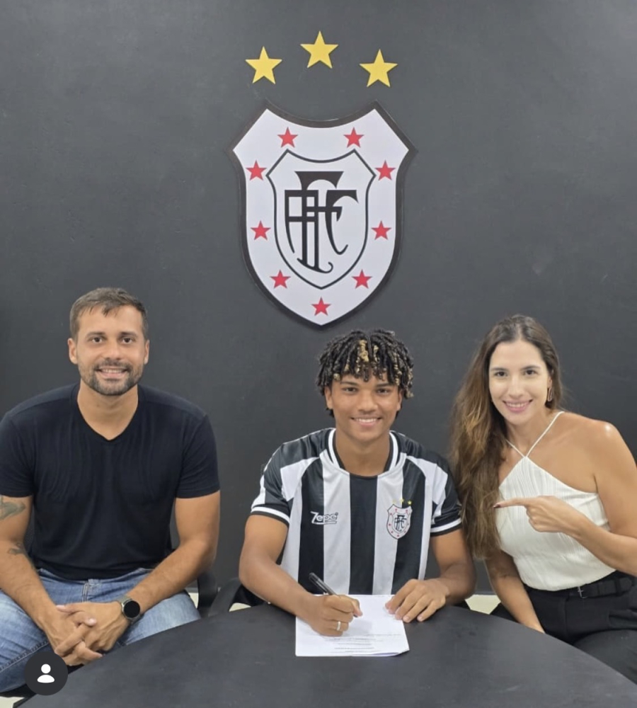 Base Gloriosa revela mais uma promessa: Osmar Gonçalves assina primeiro contrato profissional com o Americano
